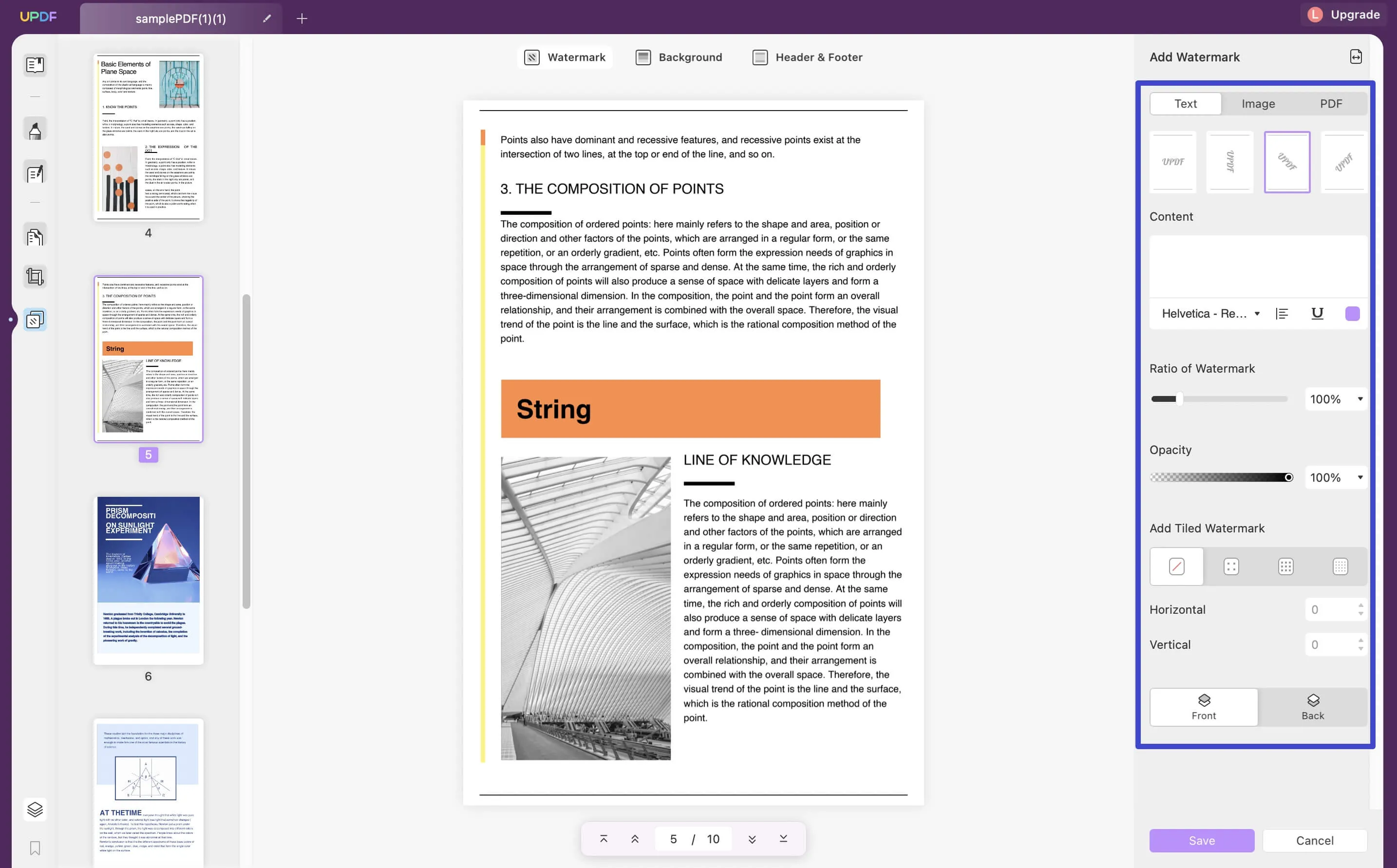 ajouter filigrane pdf mac