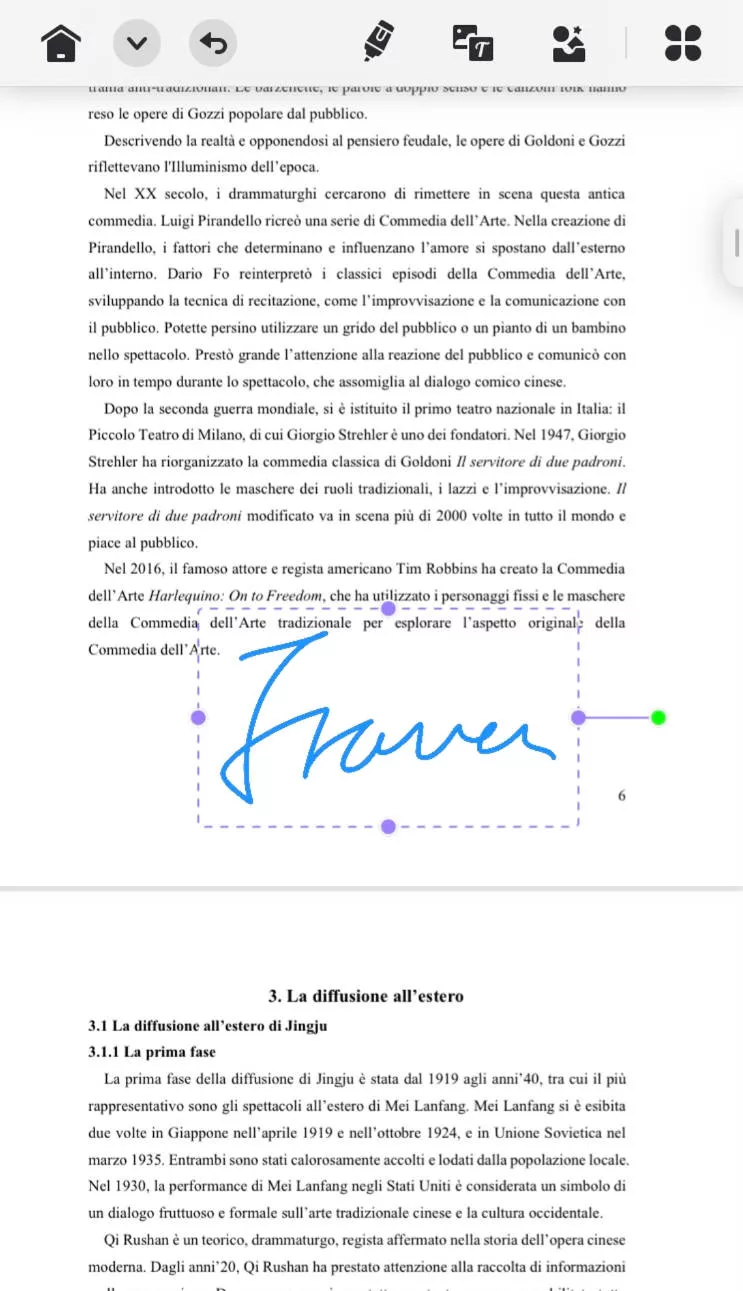 firmare elettronicamente un PDF su iPhone