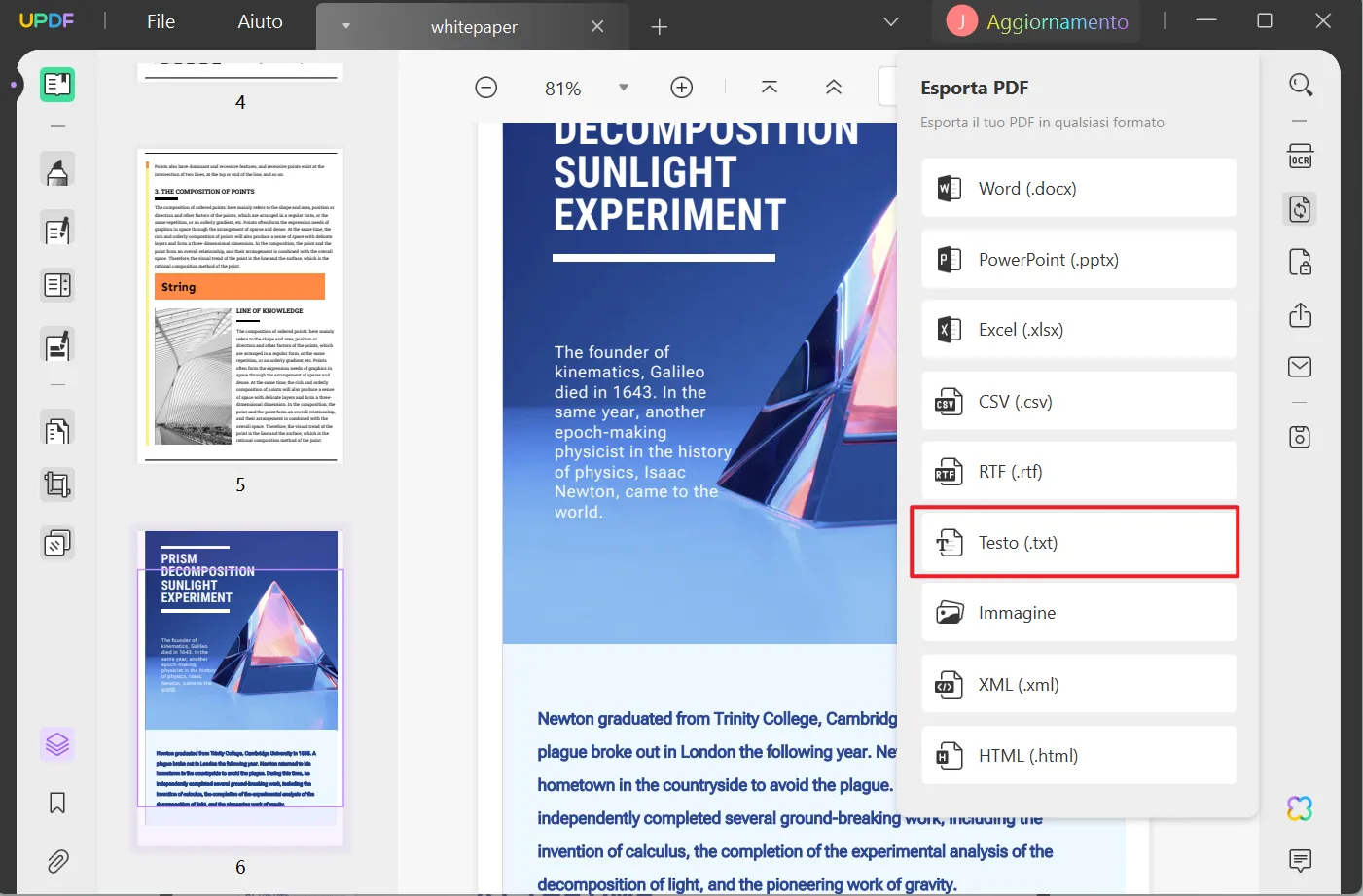 Copiare tutto il testo da pagina web protetta