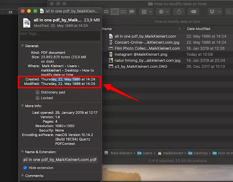comment savoir si un pdf a été édité